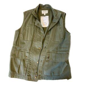 Current Elliot Women's Army Green The Leisure Military Vest size 1